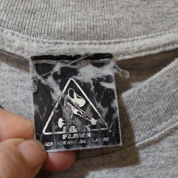 Park Flava Gray Old Skool Basketball Tee PFC The Doctor Streetwear 3X - Picture 10 of 11